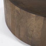 Salontafel Zavion groot mangohout Ø 80 cm