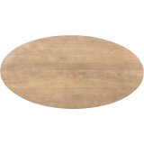 Eettafel Piastra ovaal 230x115 mangohout warm naturel