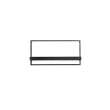 Wandplank Pardal hout zwart 60 cm