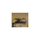 Wandplank Pardal hout zwart 60 cm