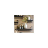Wandplank Pardal hout zwart 100 cm