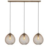 Hanglamp Maroggia 3 lampen copper brown