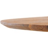 Eettafel Romaro deens ovaal 180 x 90 teak mix rough