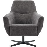Draaifauteuil Gudo stof mito onyx