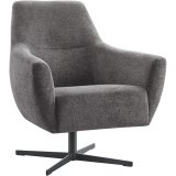 Draaifauteuil Gudo stof mito onyx