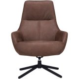 Draaifauteuil Vaneze microleder bull brown