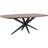 Eettafel Mascaro deens ovaal 275 x 130 dark mango