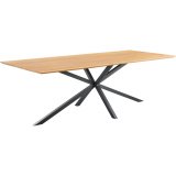 Eettafel Aska 160 x 90 teak naturel brushed