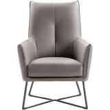Fauteuil Dono Leder toledo antraciet