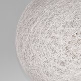 Hanglamp Twist wit vlas, 30x120 cm