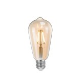 Led Kooldraadlamp Peer warm glas, 6,4x14 cm