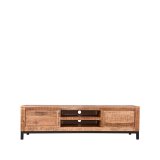 Tv-meubel Ghent rough mangohout, 160x45x45 cm