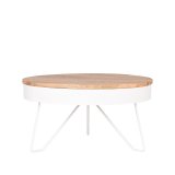 Salontafel Saran naturel mangohout, 80 cm