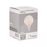 Led Kooldraadlamp Bol warm glas, 12,5x17,6 cm