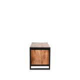 Tv-meubel Brussels rough mangohout, 115x45x50 cm