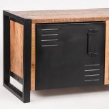 Tv-meubel Brussels rough mangohout, 115x45x50 cm