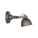 Led Wandlamp Bow grijs metaal, 11x22x14 cm