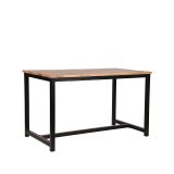 Bartafel Ghent rough mangohout, 160x90 cm