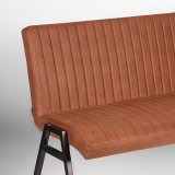 Eetkamerbank Matz cognac, 175 cm