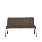 Eetkamerbank Matz antraciet, 145 cm