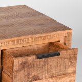 Tv-meubel Glasgow rough mangohout, 160x45x45