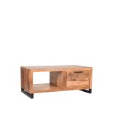 Salontafel Glasgow rough mangohout, 110x60 cm