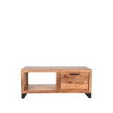 Salontafel Glasgow rough mangohout, 110x60 cm