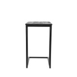 Bijzettafel Move zwart mangohout, 50x35x62 cm