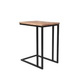 Laptoptafel Move rough mangohout, 50x35x62 cm