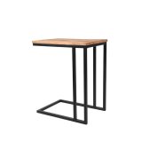 Laptoptafel Move rough mangohout, 50x35x62 cm
