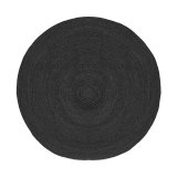 Vloerkleed Jute zwart jute, 180 cm