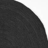 Vloerkleed Jute zwart jute, 180 cm