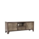Tv-meubel Fence vintage metaal, 150x40x55 cm