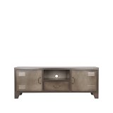 Tv-meubel Fence vintage metaal, 150x40x55 cm