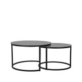Salontafel Set Grand antiek ash metaal, 75 cm