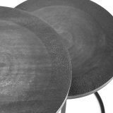 Salontafel Set Pair antiek ash metaal, 40 cm