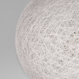 Hanglamp Twist wit vlas, 55x145 cm