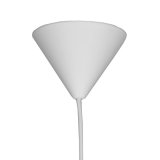 Hanglamp Twist wit vlas, 55x145 cm