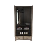 Hoge kast Fence vintage metaal, 90x50x185 cm