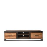Tv-meubel Tampa rough mangohout, 160x45x40 cm