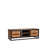 Tv-meubel Tampa rough mangohout, 120x45x40 cm