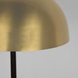 Tafellamp Globe goud en zwart metaal, 32x53 cm