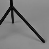 Vloerlamp Globe zwart metaal, 39x152 cm