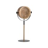 Tafellamp Muse goud en zwart metaal, 20x20x60 cm