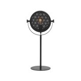 Tafellamp Muse zwart metaal, 20x20x60 cm