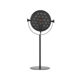 Tafellamp Muse zwart metaal, 20x20x60 cm