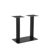 Restauranttafel Poot zwart metaal, 70 x 40 cm