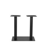 Restauranttafel Poot zwart metaal, 70 x 40 cm