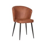 Eetkamerstoel Wave cognac microvezel