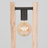 Tafellamp Woody naturel hout, 18x45 cm